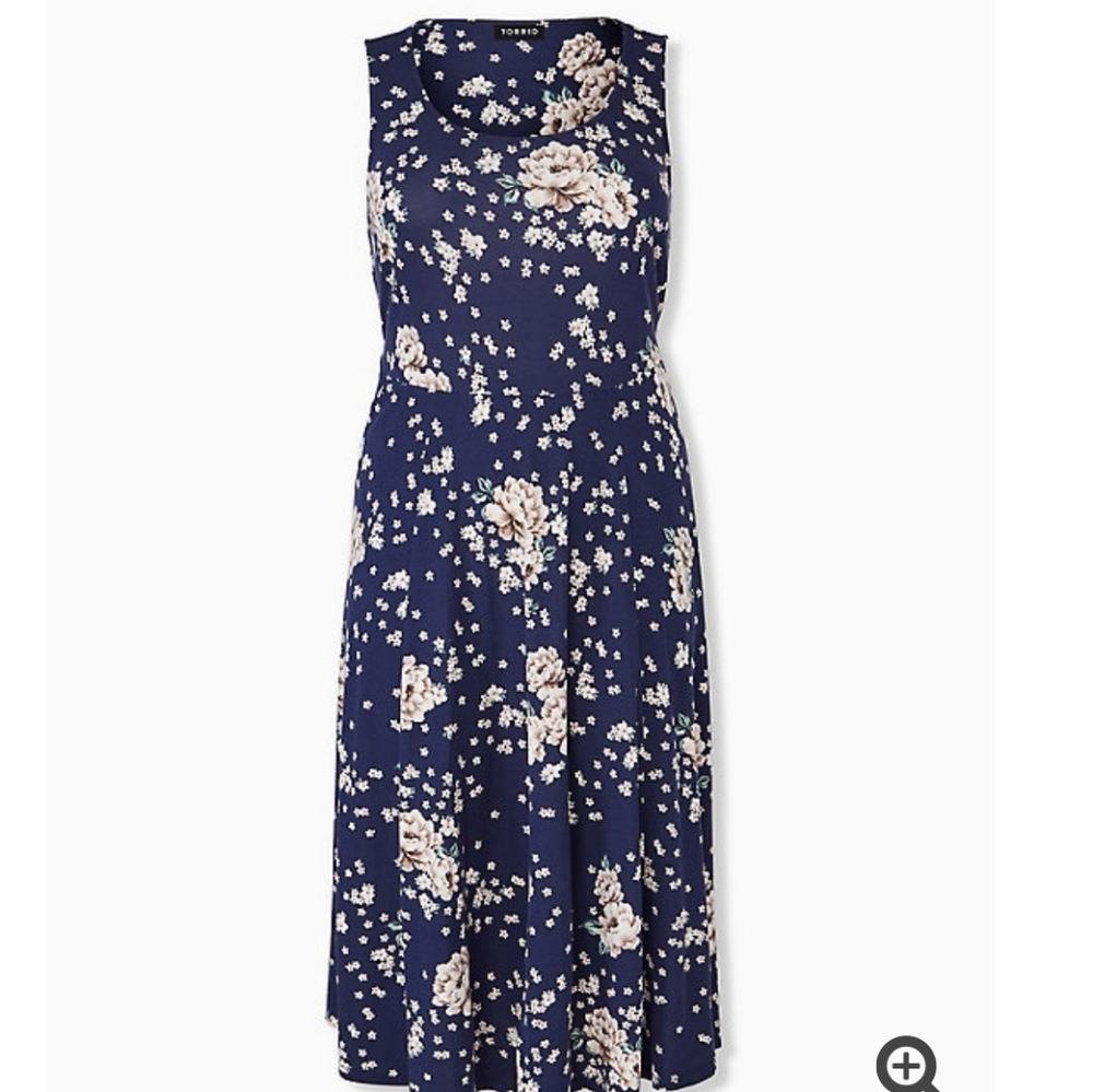 Torrid Floral Midi Dress